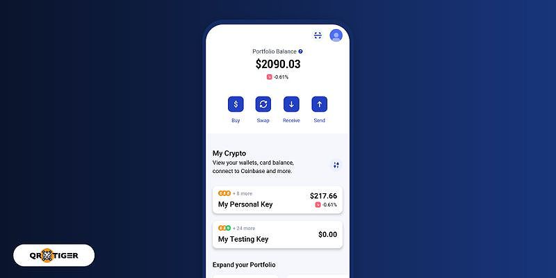 BitPay wallet homepage