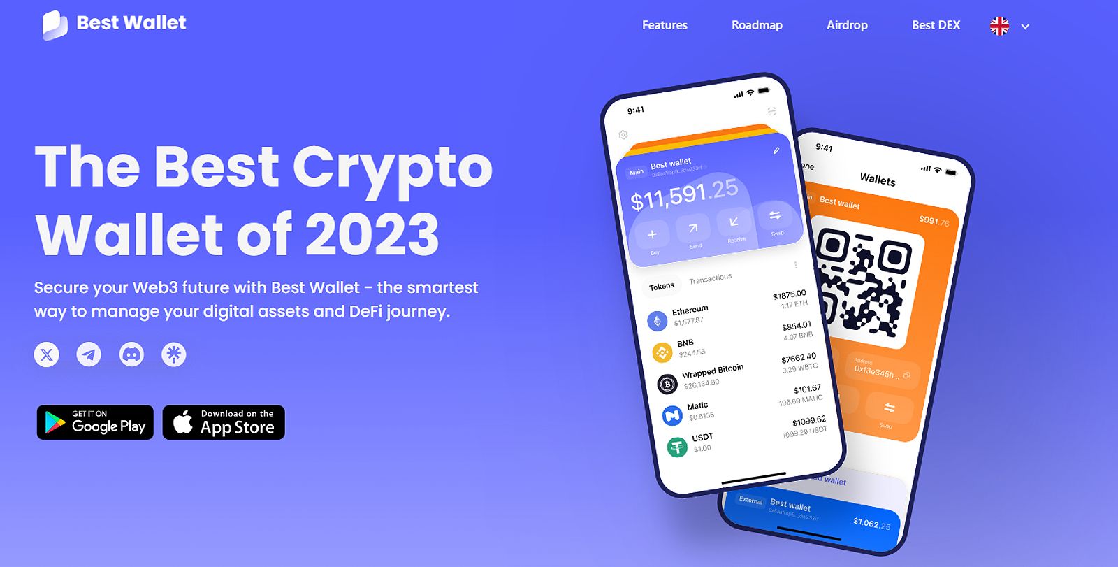 Coinbase Wallet Homepage