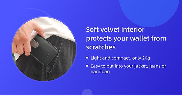 Leather wallet dApps access