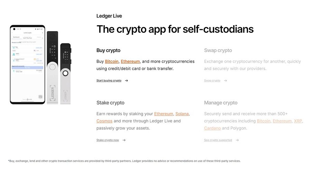 Ledger Live app