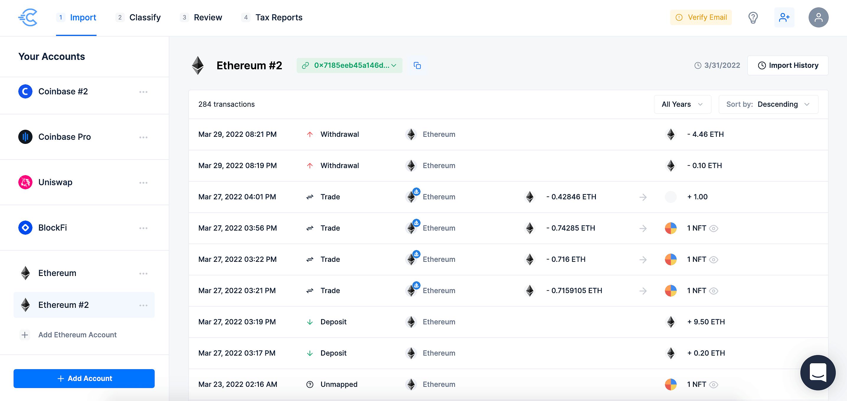 NFT Tax Software